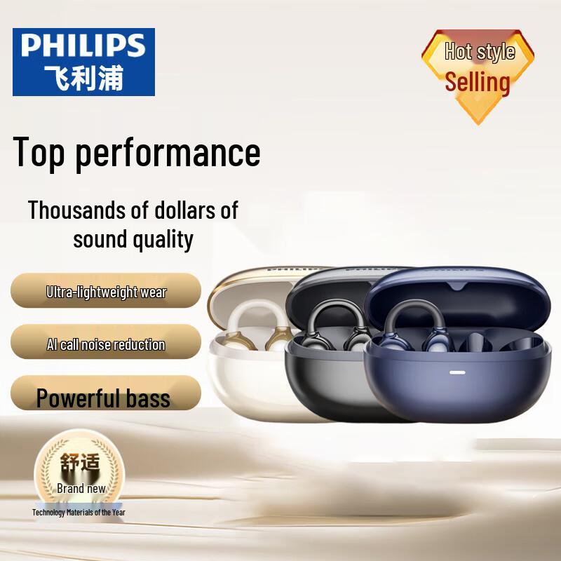 Philips TAT3469 Ear-Clip Bluetooth Headset