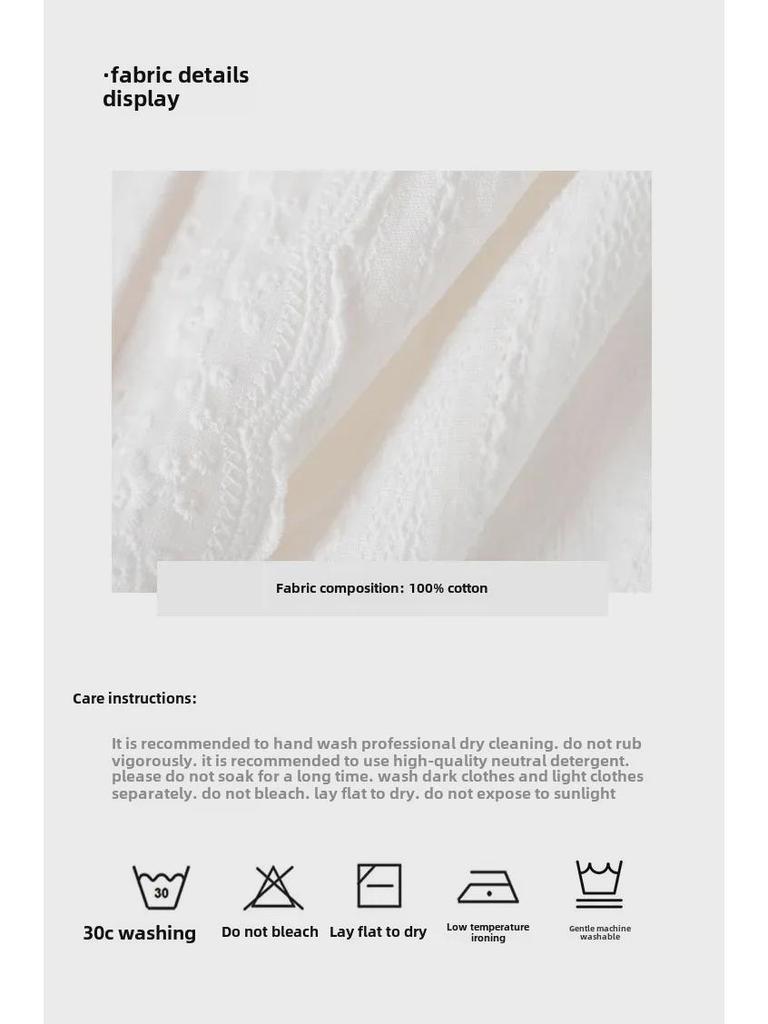 NEWOPEN 2025 Frühes Frühlingshemd im französischen Stil mit Stehkragen und Rüschensaum