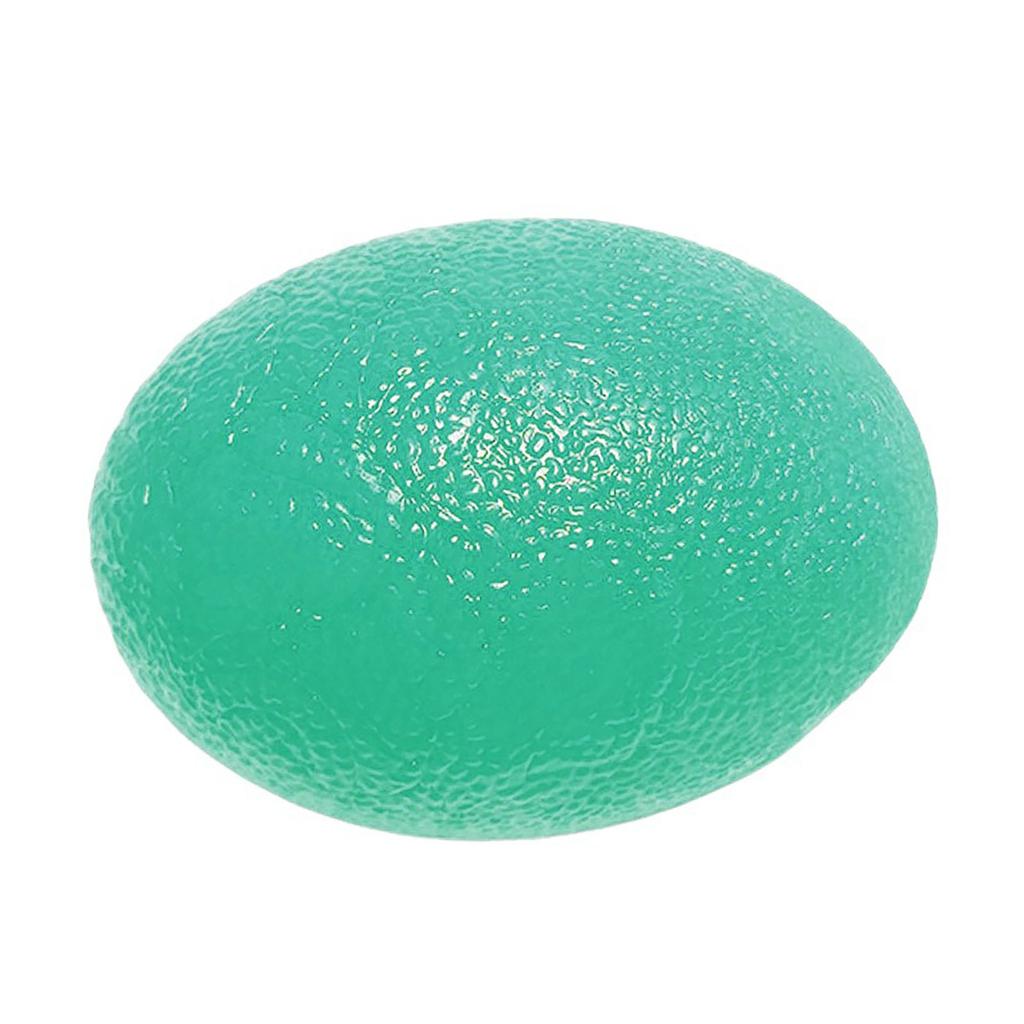 Hand Grip Strengthener Ball Silicone Finger Exerciser Strengthening Squeezer Ball for Stress Tension Relief Green