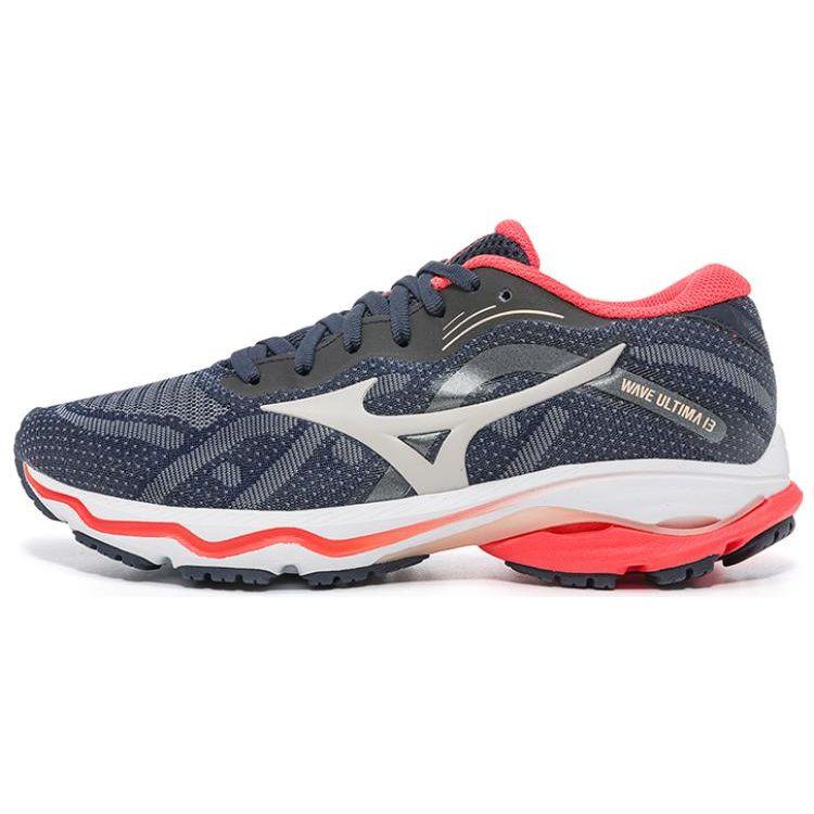 Mizuno Wave Ultima 13 Mesh Cushioning Non-Slip Durable Low-Top Running Shoes Women Sneakers Blue Red J1GD221872