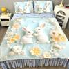 4pcs summer bedding 5D three-dimensional air conditioning quilt summer ice silk cool mat bedspread summer cool quilt
