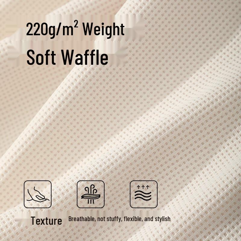 Baleno Men's Waffle Knit Short Sleeve Polo Shirt