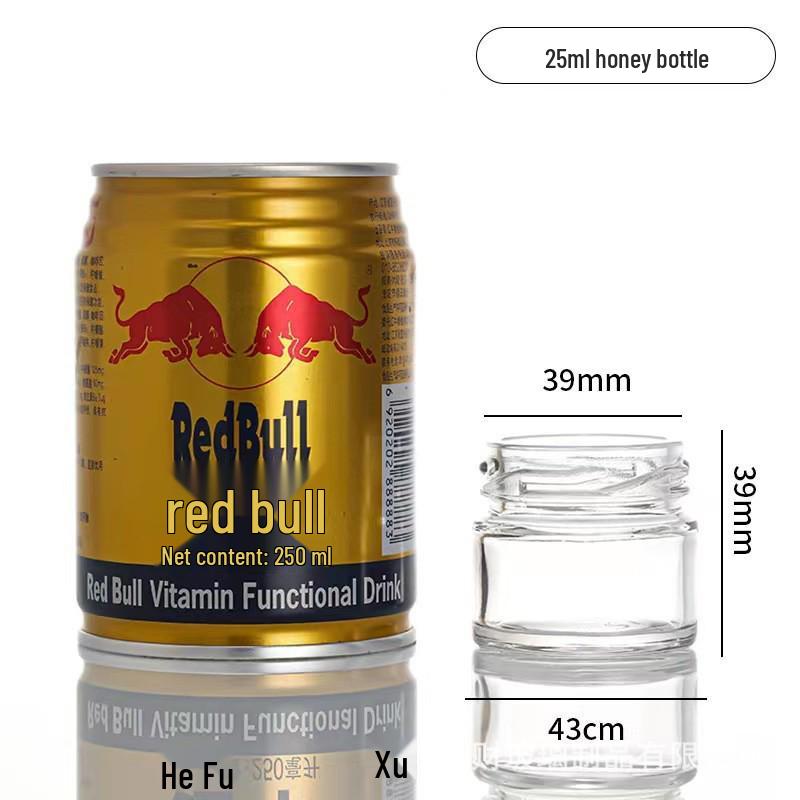 Набор шестигранных стеклянных банок - 45 маленьких герметичных банок для меда и варенья