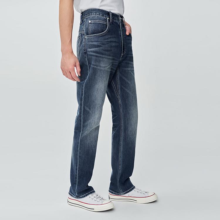 Lee Jeans Men's Dark Blue Moderate Straight Fit Pants LMB256753205167A09179