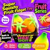 Schylling Needoh Groovy Strawberry Banana Orange Fruit 3 Pack Set Fast Rebound Stress Relief Ball Anxiety Squeeze Sensory Toy