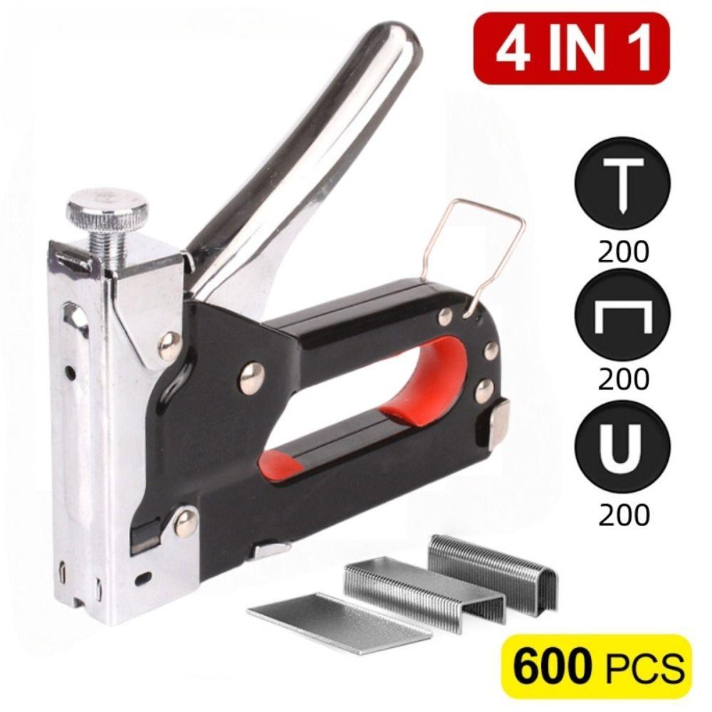 Powerful Nailer 4 In 1 Manual Nailing New Stapler  Woodworking And Household