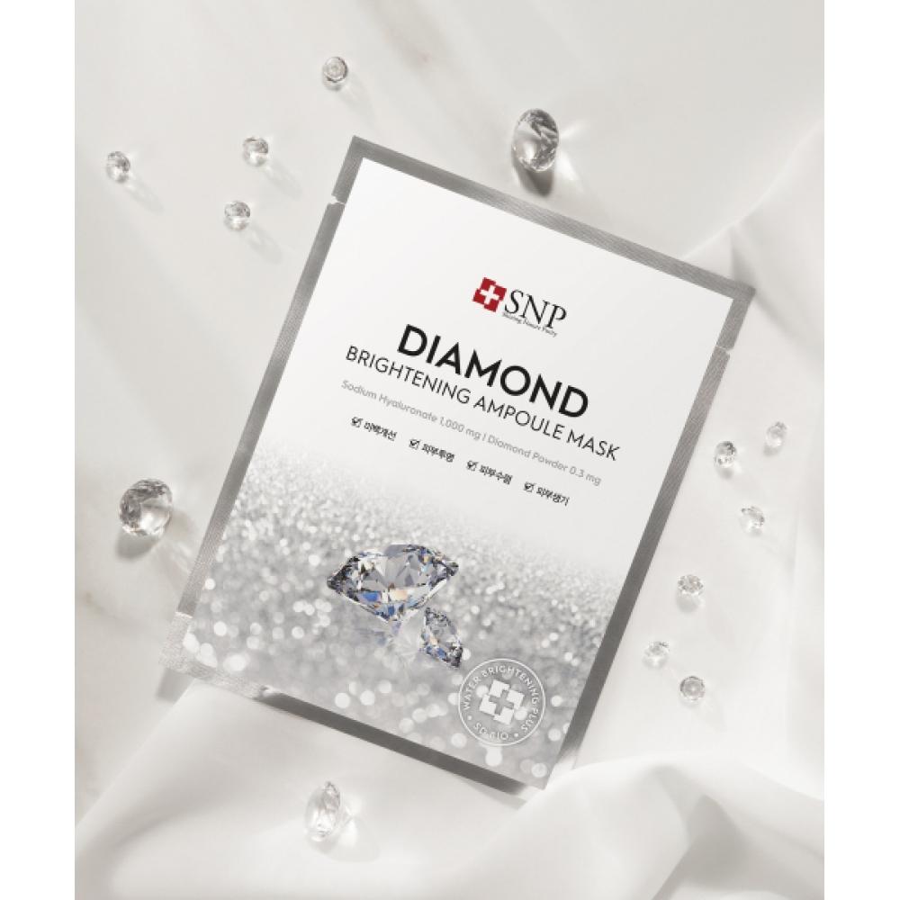 Snp Snp Diamond Brightening Ampoule Mask 10 Sheets NONE