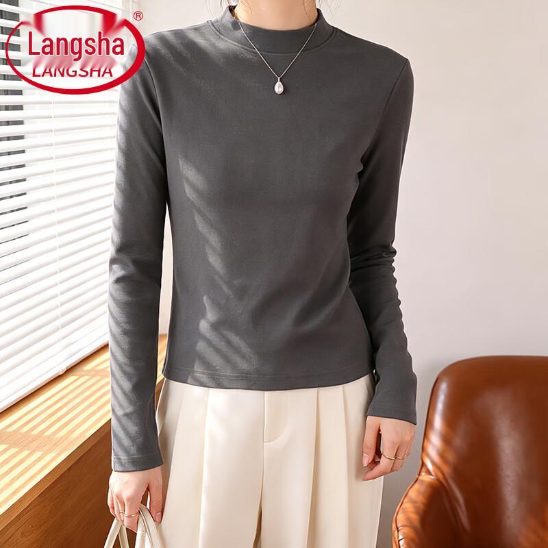 Langsha Women's Mock Neck Long Sleeve Thermal Base Layer
