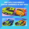 Non-Toxic Sembo Cool Fission Sports Car Assemblage Building Blocks Kits Moc Racing Vehicle Model Bricks Kids Toys For Children Christmas Gifts
