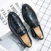 Luxury Brand Men's Banquet Dress Shoes Designer New Men's Business Casual Shoes Office Versatile Massage Sole Loafers