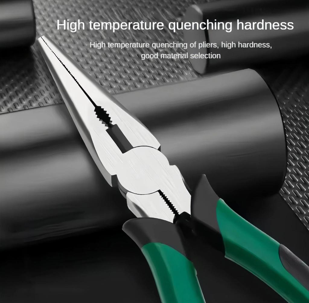 6/8inch Needle Nose Pliers Multifunctional Diagonal Pliers Hardware Tools Universal Wire Cutters Industrial Electrician Pliers