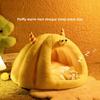 Katze Herbst und Winter Jurte Lustiges Monster Warmes Katzenbett Teddy Kleiner Hundekäfig Niedliches Haustierbett Zubehör