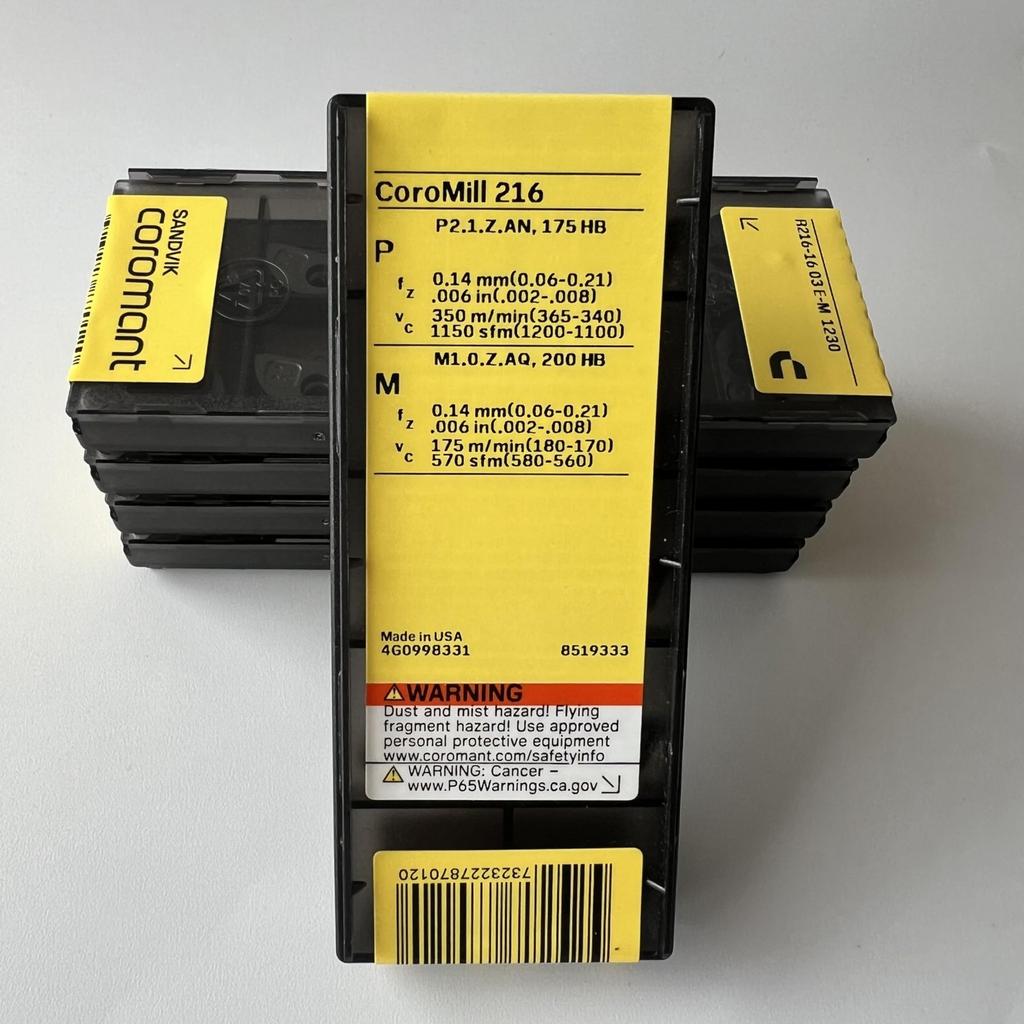 SANDVIK / R216-1603E-M 1230 / Original Swedish hard alloy blade 10 Pcs