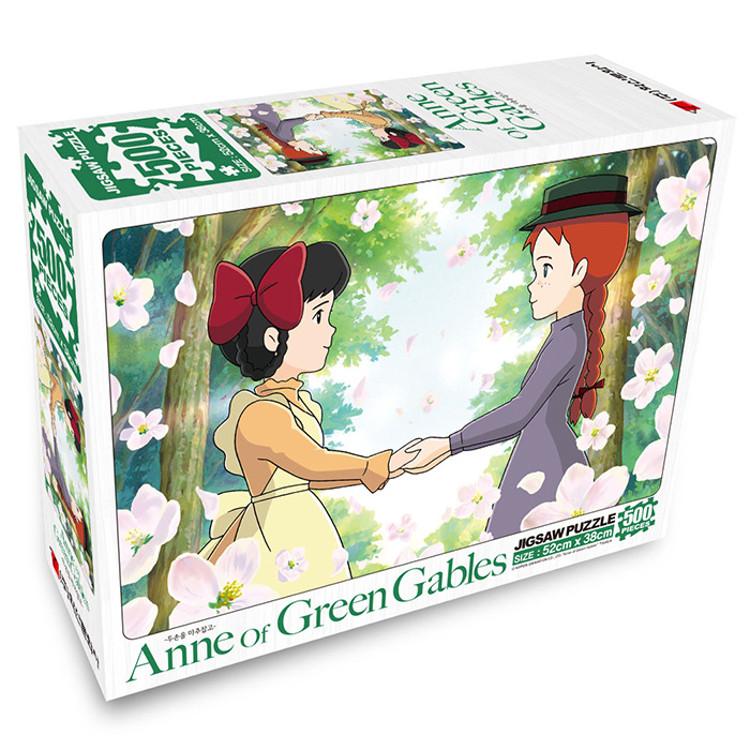 500 Piece Jigsaw Puzzle - Anne of Green Gables and Her Promise In the Flower Garden, Popular Korean Puzzle
