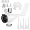 800W Small Wind Generator 5 Blades Power Parts Turbines Kit  for Marine Home ChargingWhite 12V