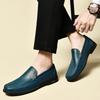 Herrenschuhe Formell Hochwertiges Echtes Leder Britische Party Herrenschuhe Herbst Slipper Loafer Fahrschuhe Bequeme Loafer