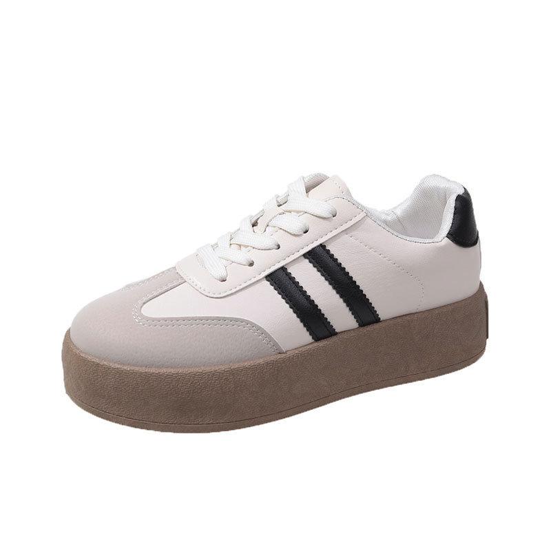 Sports and Leisure Board Shoes Platform-soled Versatile Little White German Training Shoes 2025 New Popular Spring and Summer Forrest Gump Shoes Wome