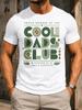 Proud Member Of The Cool Dads Club Geometric Green Letters Coffee Beans Star Details Espresso Unisex All TShirt