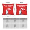Greenland MAGA  Anti  Square Pillow Covers Polyester Home Cushion Cover Cool Decor Throw Pillow Case 4040