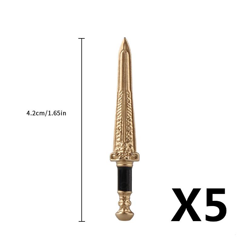 MOC Medieval Military Anime Figures Weapons Building Blocks Toys Soldiers Shield Sword Bow Trident Ax Gun Hammer DIY Gifts K027
