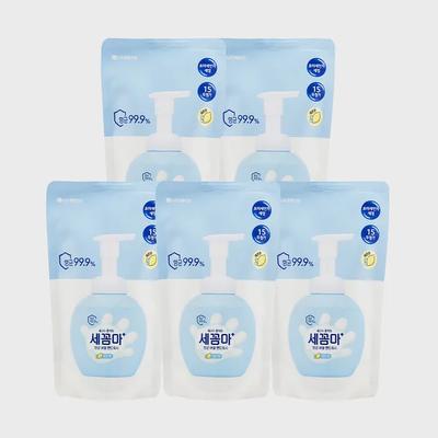 _On the Body Secomma Bubble Antibacterial Hand Wash Refill 200ml Powder X 5