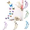 12pcs Transparent Butterfly Wall Stickers 3d Butterfly Decorative Stickers Self-Adhesive Waterproof Wall Decoration Stickers