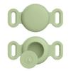 Soft Silicone Case With Keychain For Apple Airtag Dog Cat Collar Anti-Scratch Protective Cover For Air tag Luggage Backpacks