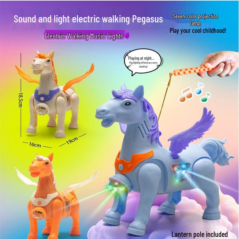 2026 Year of the Horse Spring Festival Children's Handheld Cartoon Lantern Toy