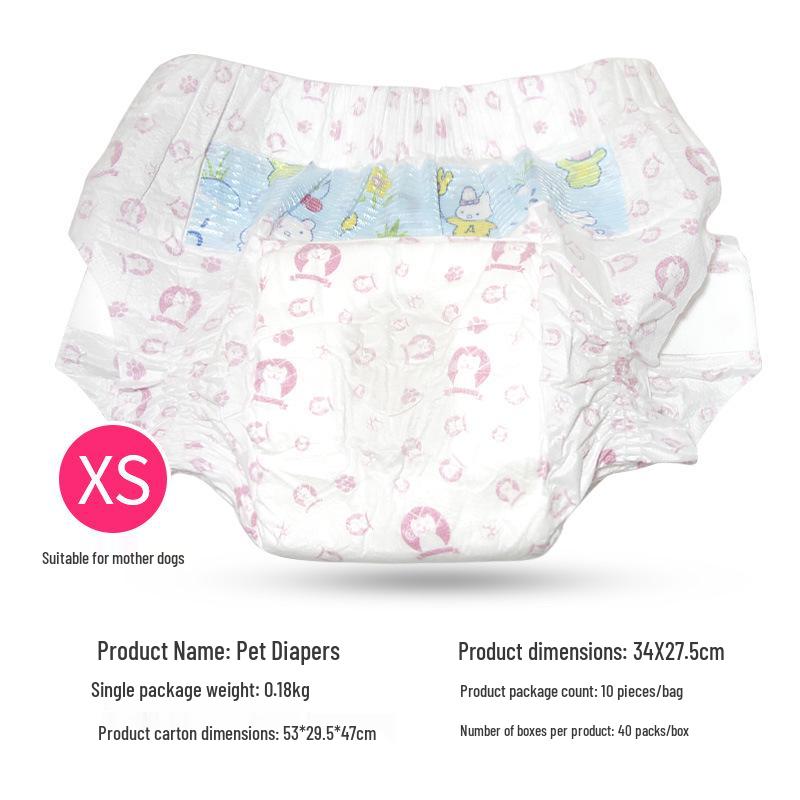 Dog Menstrual Pads: Disposable Non-woven Pet Diapers