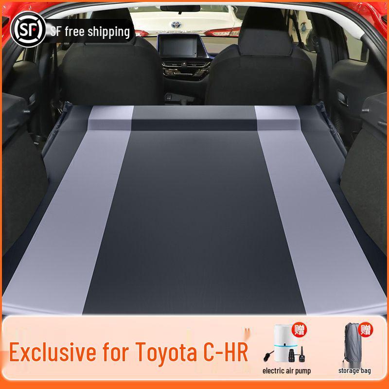 Toyota CHR Inflatable Trunk Mattress – Rear Seat Car Bed for Travel & Self-Driving.