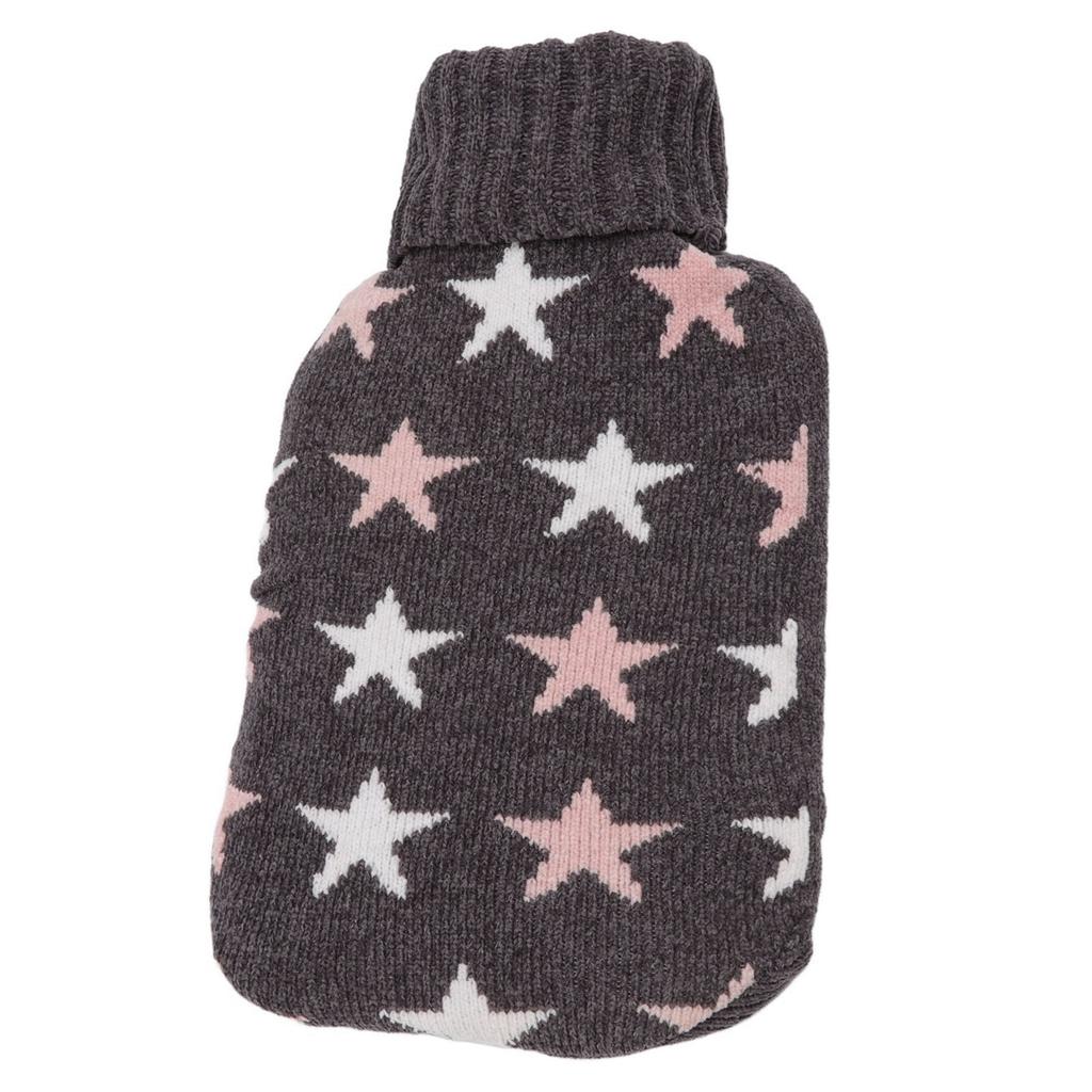 2000ML Hot Water Bottle Hot Water Bag with Soft Knitted Cover for Neck Shoulder Warm for Winter