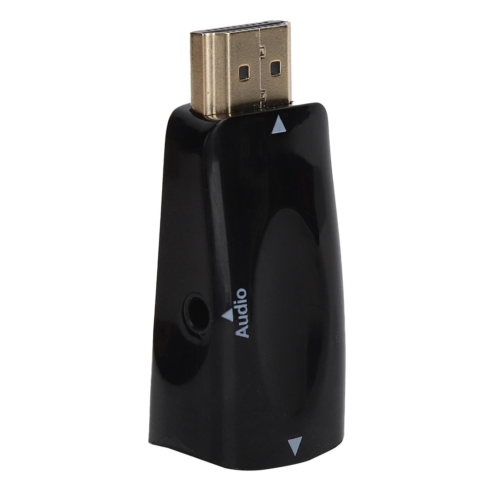

1080P HD Multimedia Interface Male to VGA Female Adapter Converter with Audio Cable