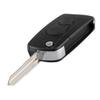 KEYYOU New 2 Buttons Flip Folding Car Remote Key Case Shell For Ssangyong Actyon SUV Kyron Modified Key Fob Cover