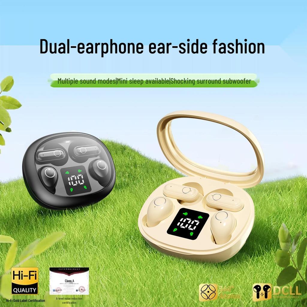 SK35 TK Two-in-One Wireless Bluetooth Earphones - Four-Ear High Sound Quality, Painless Mini In-ear Design