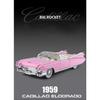 1/24 Cadillac Eldorado Biarritz Series 62 Alloy Sports Car Model Diecast Metal Classic Retro Vehicles Car Model Sound Light Kids Toy Gift