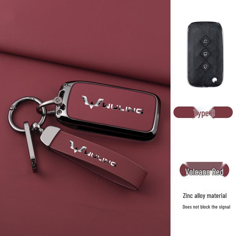 Wuling High-end Men's Car Key Case for Jiachen, Bingo, Hongguang MINIEV, Capgemini, Journey
