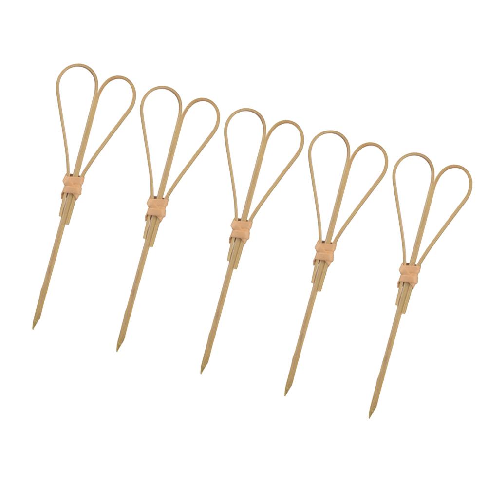 

50Pcs Bamboo Scissors Shaped Cocktail Picks Handmade Fruit Sticks Appetizer Picks Party Bar Ktv Home Supplies Fruit Sticks хакі