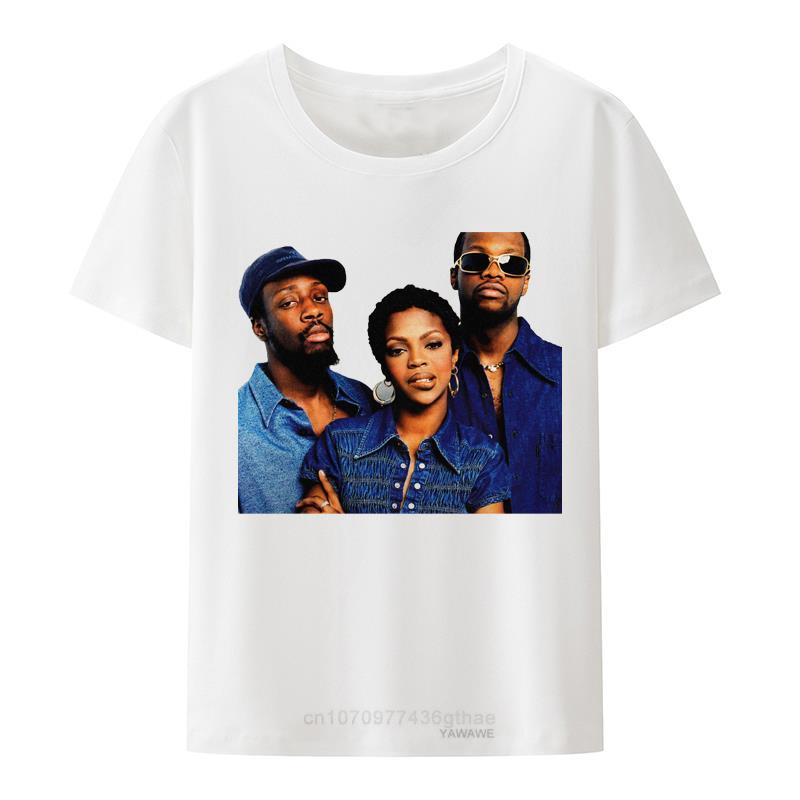The Fugees Band Y2k Tshirts Lauryn Hill Fugees Classic Otaku Comics Summer Clothes for Women Character Trending Pattern Letters S
