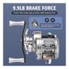 Fishing Reel Baitcaster High-Speed Reel with Magnetic Brake Gear Left-Handed