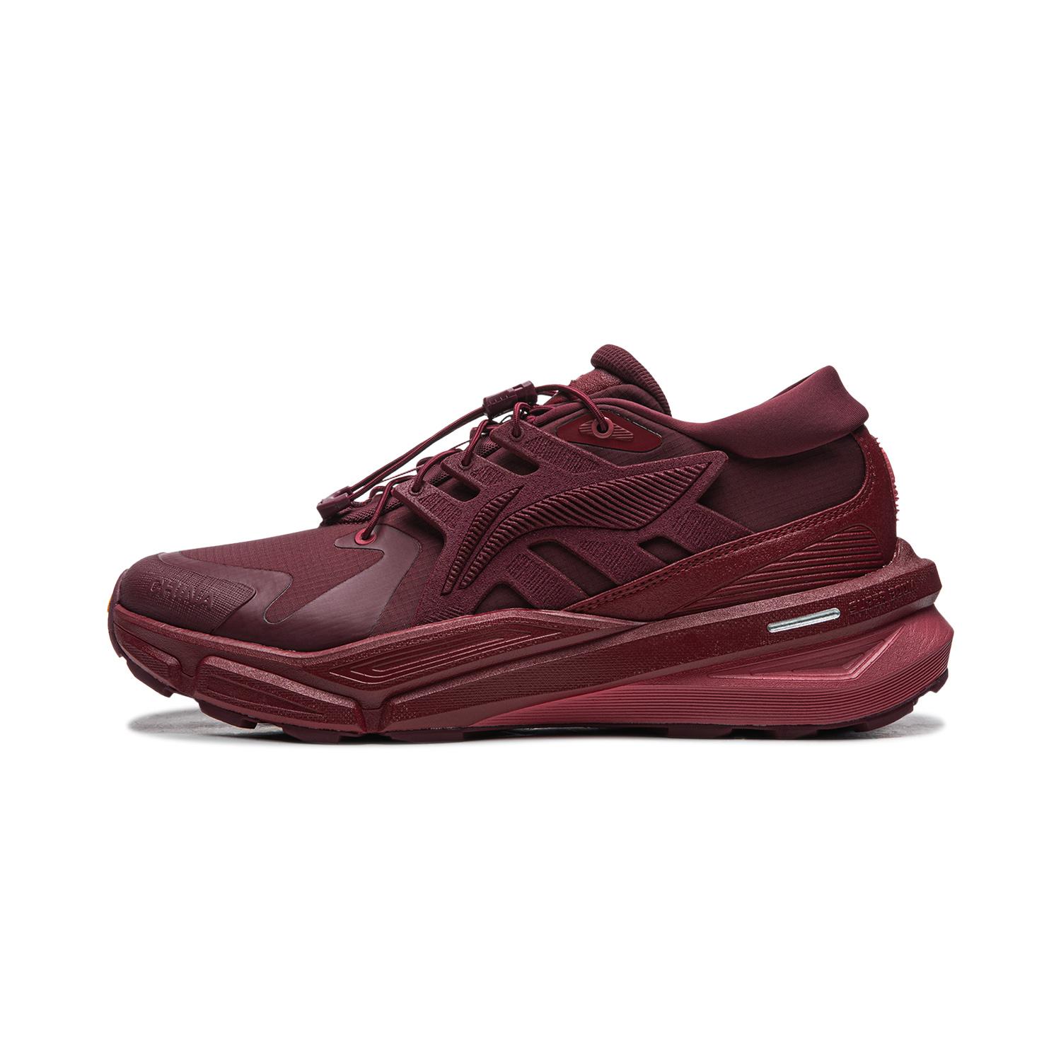 

Li Ning Cushioning Slip Resistant Abrasion Resistant Low top Casual Shoes Unisex Dark Burgundy AGLV257-4 41
