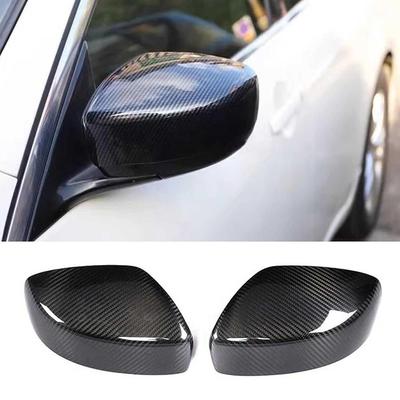 Carbon Fiber Style Rearview Mirror Cap Cover Trim For Infiniti G25 G37 2007-2013