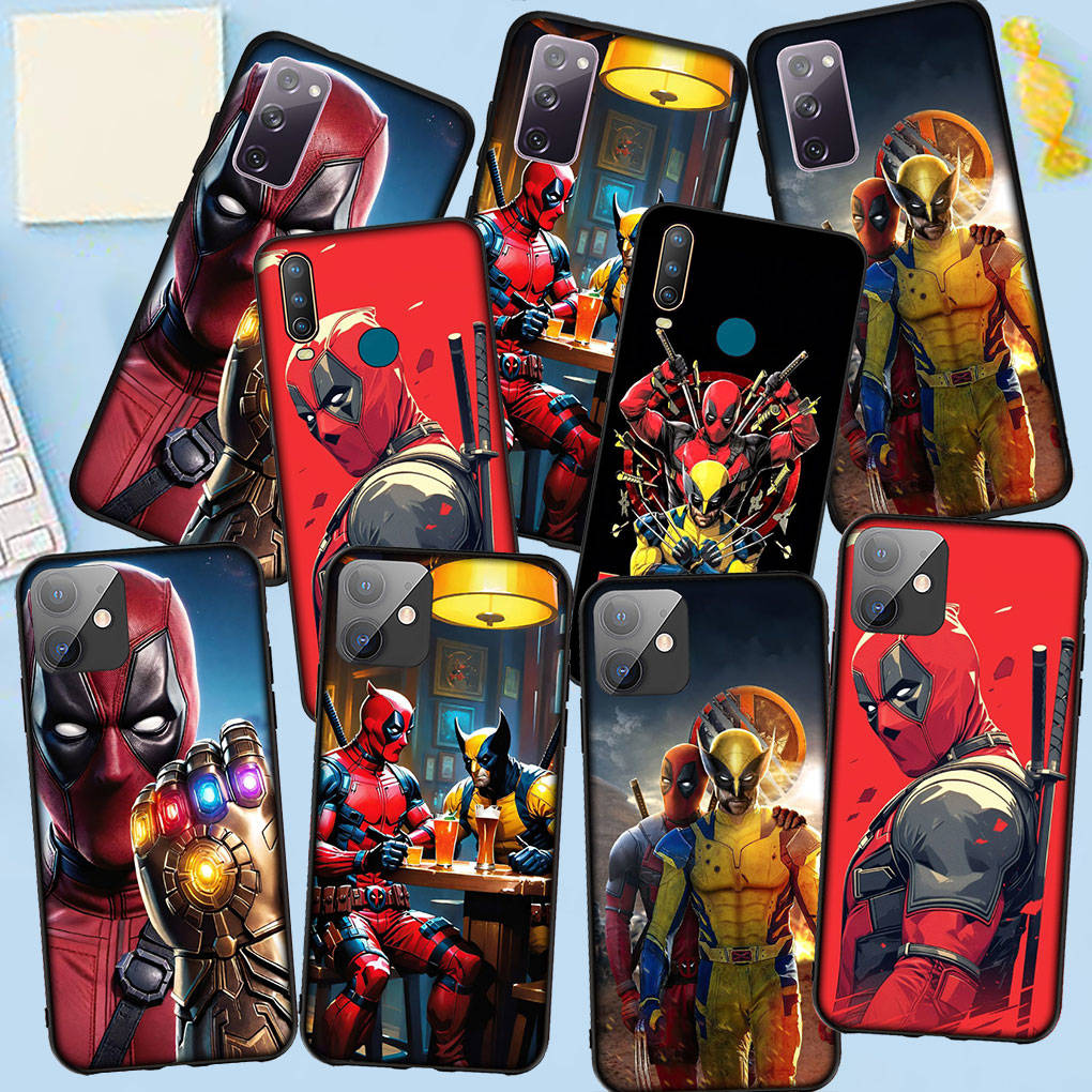 Handyhülle für Samsung Galaxy S25 S24 S23 iPhone 16 15 Xiaomi Redmi Note 14 13 12 16E X 11 Pro Max OPPO Moto Huawei A4 Marvel Wolverine Deadpool Hülle