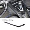 For BMW 3 4 Series F30 F31 F32 F35 2013-2019 Real Carbon Fiber Car Console Gear Shift Panel Decoration Cover Trim Stickers