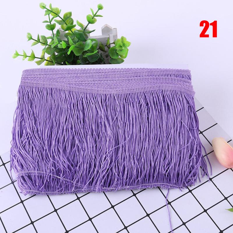 10 metrů latinská třásňová krajka makramé 15cm krajková ozdoba třáseň rayon DIY samba taneční šaty jevištní oděv šicí doplněk