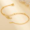 Cazador Stainless Steel Heart Angle Wings Charm Women's Bracelets Double Chains Hand Bracelet Trendy Cute Jewelry Gift 2026 New