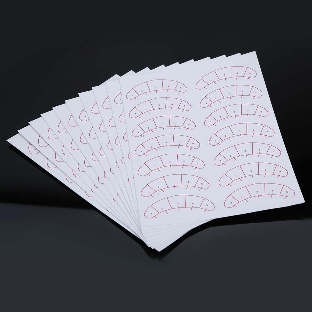 140PCS Eyelashes Extension Adhesive Sticker Eye Lash Isolation Positioning Pads Patches Tool