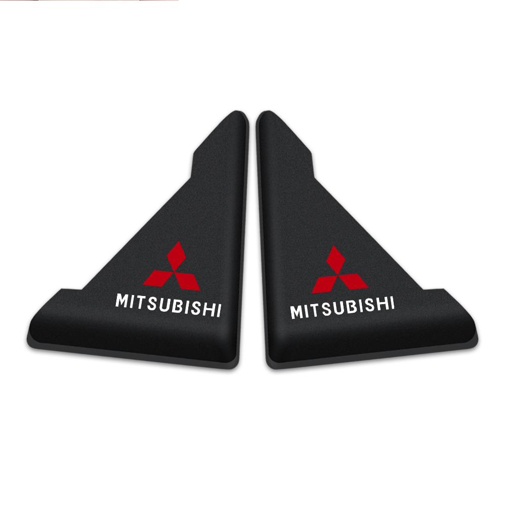 

2/4Pcs Silicone Car Door Corner Cover Sticker Auto Accessories For Mitsubishi 9 Ralliart X ASX L200 Colt Outlander Pajero Lancer