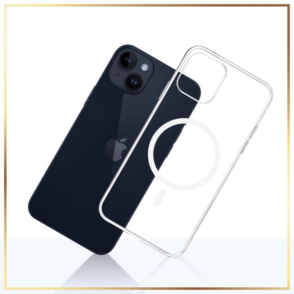Etui 3Mk Clear Magcase Do Magsafe, Do Iphone 15, Przezroczysto-Białe