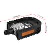 1 Pair Aluminum, Bike Pedals Foldable Pedals Alloy Folding and Spare Parts Outdoor Cycling Accessory