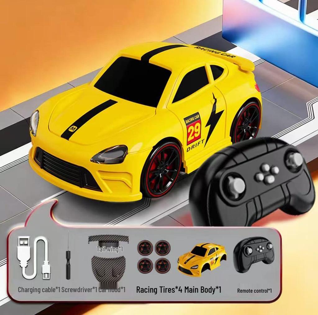 Mini Dual-Mode Remote Control Drift Car with Smart Induction